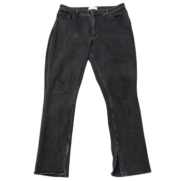 Abercrombie & Fitch Women's Curve Love High Rise Skinny Vent Hem Jean Size 32 - Picture 4 of 11